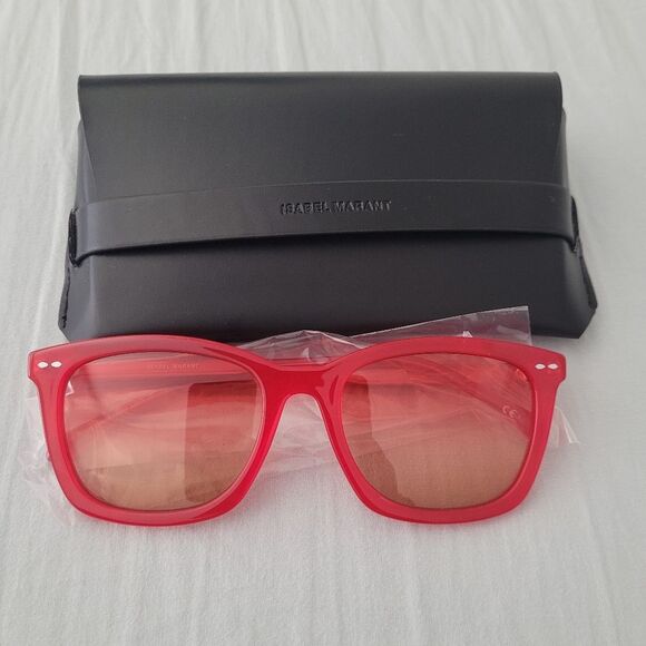 Isabel Marant 55mm Red/Violet Sunglasses - Picture 1 of 6